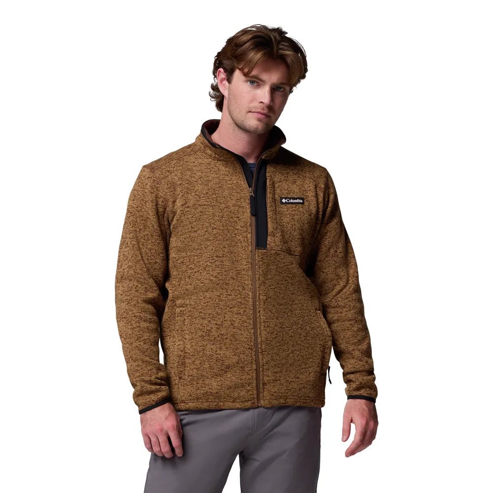  - ["Abbigliamento","Columbia Sportswear","Felpe","FW25","Giacche","Uomo"] - Pile Columbia Sportswear M Sweater Weather Full Zip Tobacco 2097731-256 - Lupis SRL
