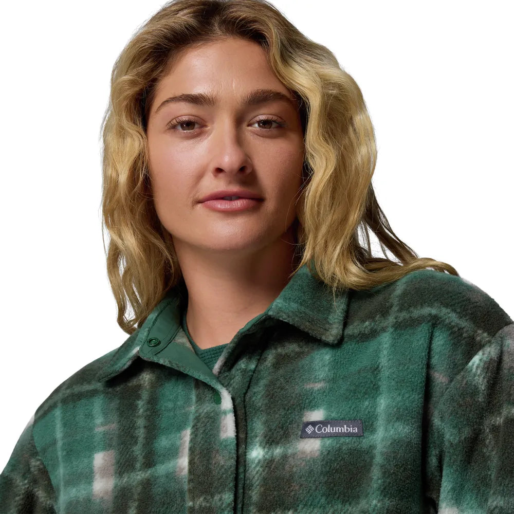  - ["Abbigliamento","Camicie","Columbia Sportswear","Donna","FW25","Maglioni"] - Camicia Columbia Sportswear W Benton Springs Shirt Jacket II Forest 2085661-375 - Lupis SRL