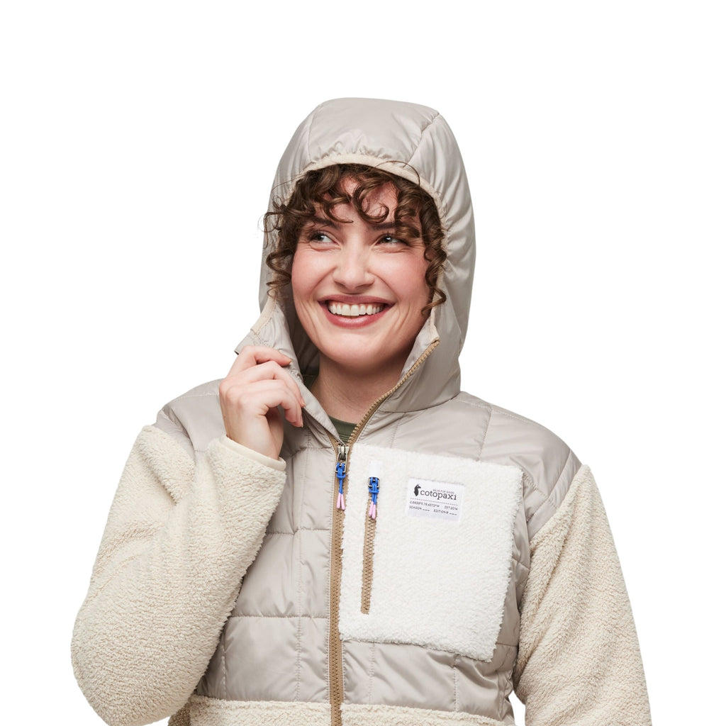 Giacche Donna Cotopaxi Trico Hybrid Hooded Jacked Poliestere Oatmeal Cream F21471W82