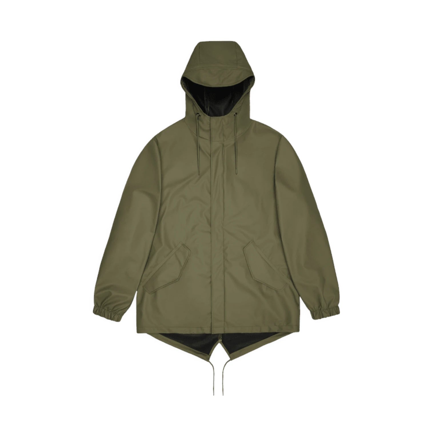  - ["Abbigliamento","Donna","FW25","Giacche","Rains"] - Giacche Donna Rains Fishtail Jacket(W3) Polyester Marsh 18010-MAS - Lupis SRL