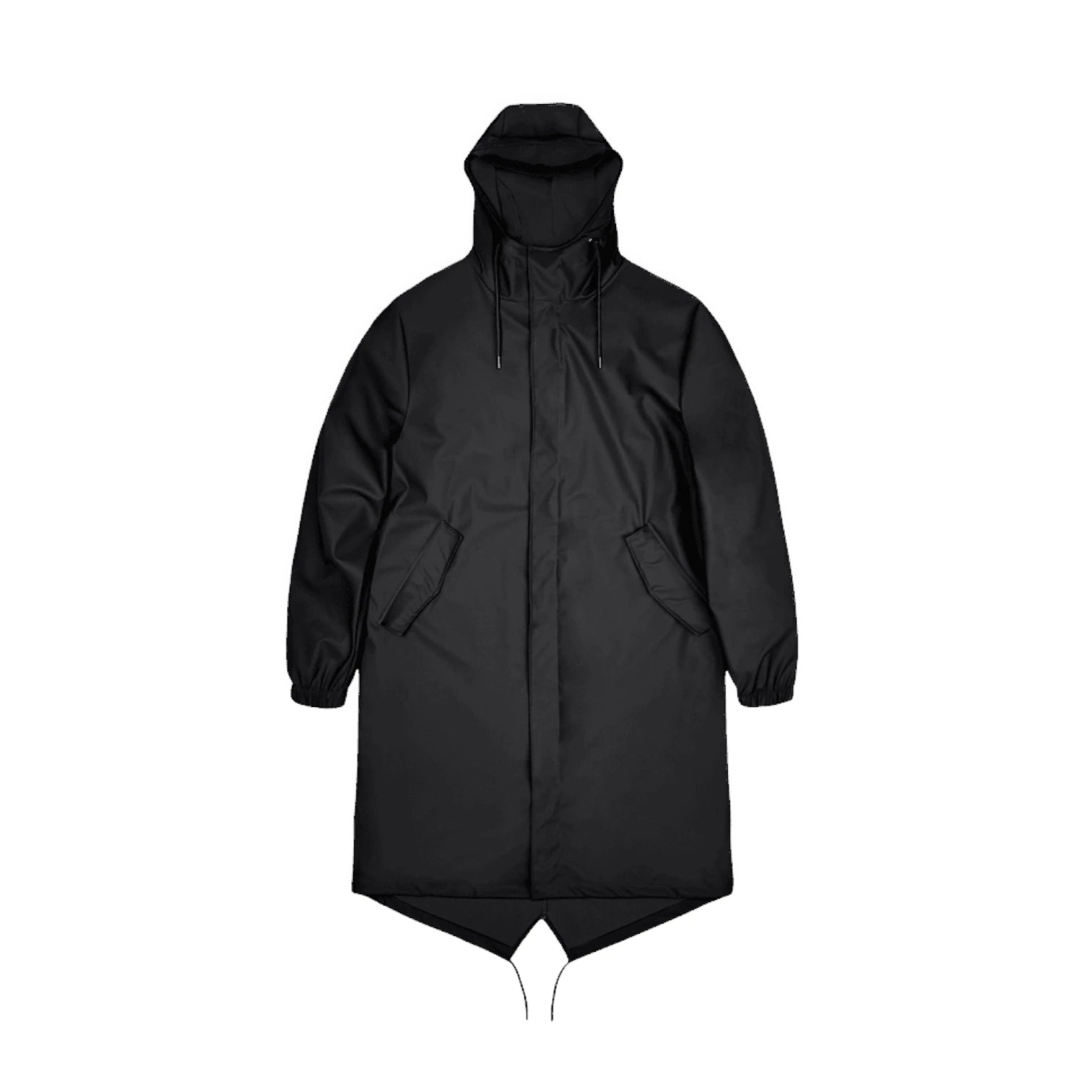  - ["Abbigliamento","Donna","FW25","Giacche","Rains"] - Giacche Donna Rains Fishtail Parka(W3) Polyester Black 18140-BLA - Lupis SRL