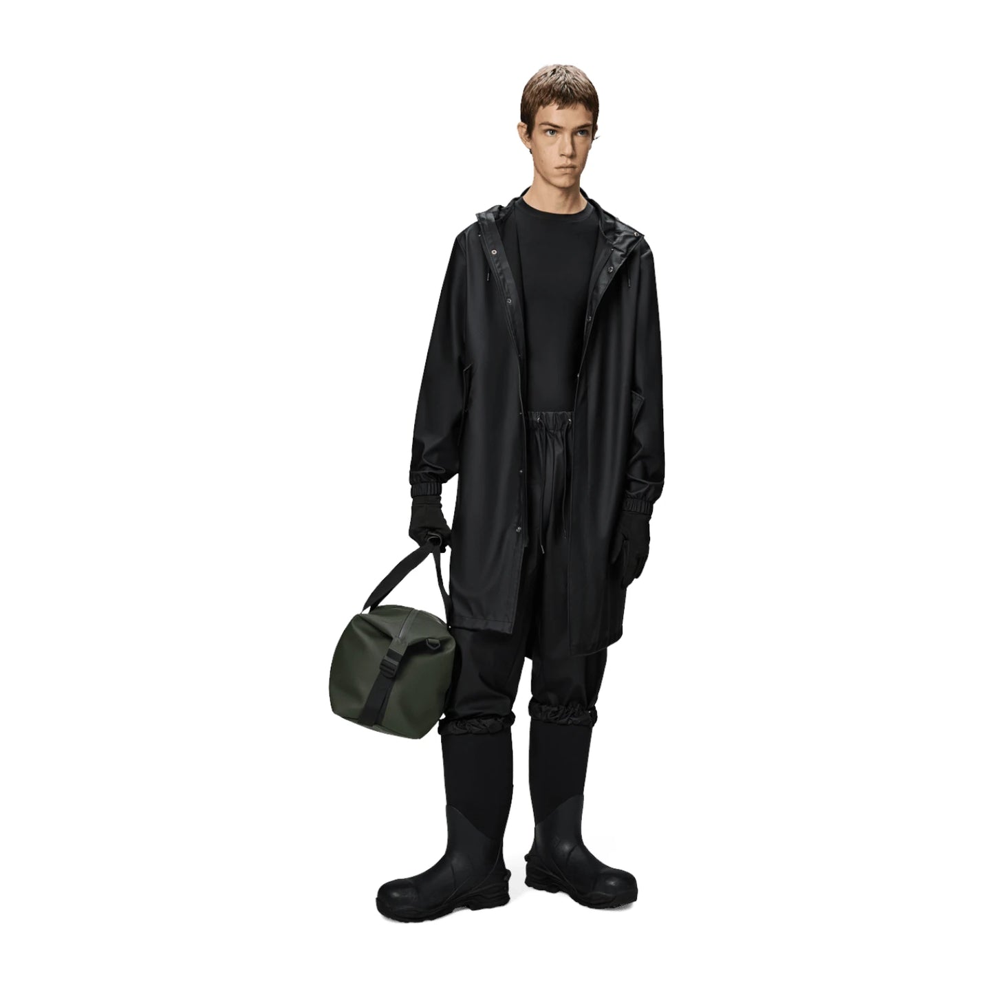 Giacche Donna Rains Fishtail Parka(W3) Polyester Black 18140-BLA