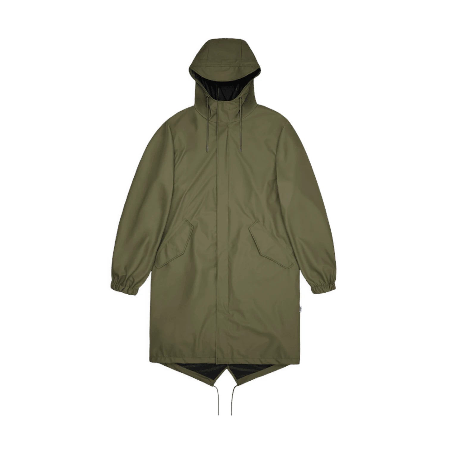  - ["Abbigliamento","Donna","FW25","Giacche","Rains"] - Giacche Donna Rains Fishtail Parka(W3) Polyester Marsh 18140-MAS - Lupis SRL