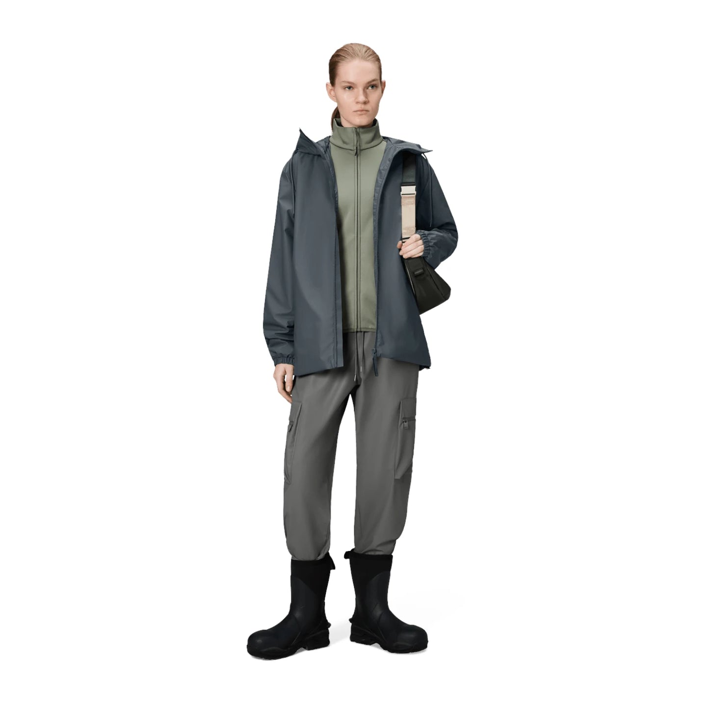 Giacche Donna Rains Lohja Jacket W3T1 Polyester Lagoon 15770-LAG