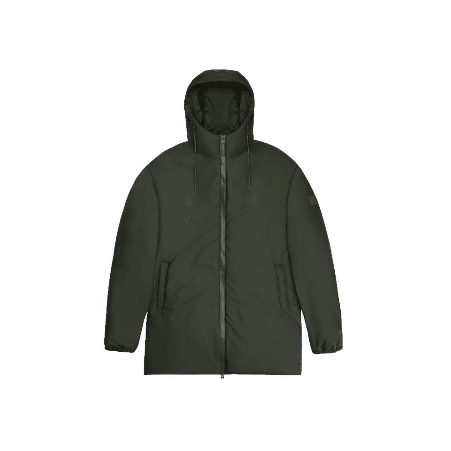  - ["Abbigliamento","Donna","FW25","Giacche","Rains"] - Giacche Donna Rains Lohja Long Jacket W3T2 Polyester Green 15790-GRE - Lupis SRL