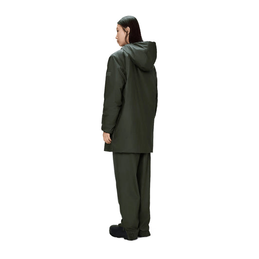 Giacche Donna Rains Lohja Long Jacket W3T2 Polyester Green 15790-GRE