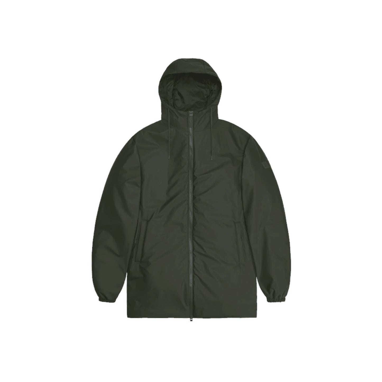 Giacche Donna Rains Lohja Long Jacket W3T2 Polyester Green 15790-GRE