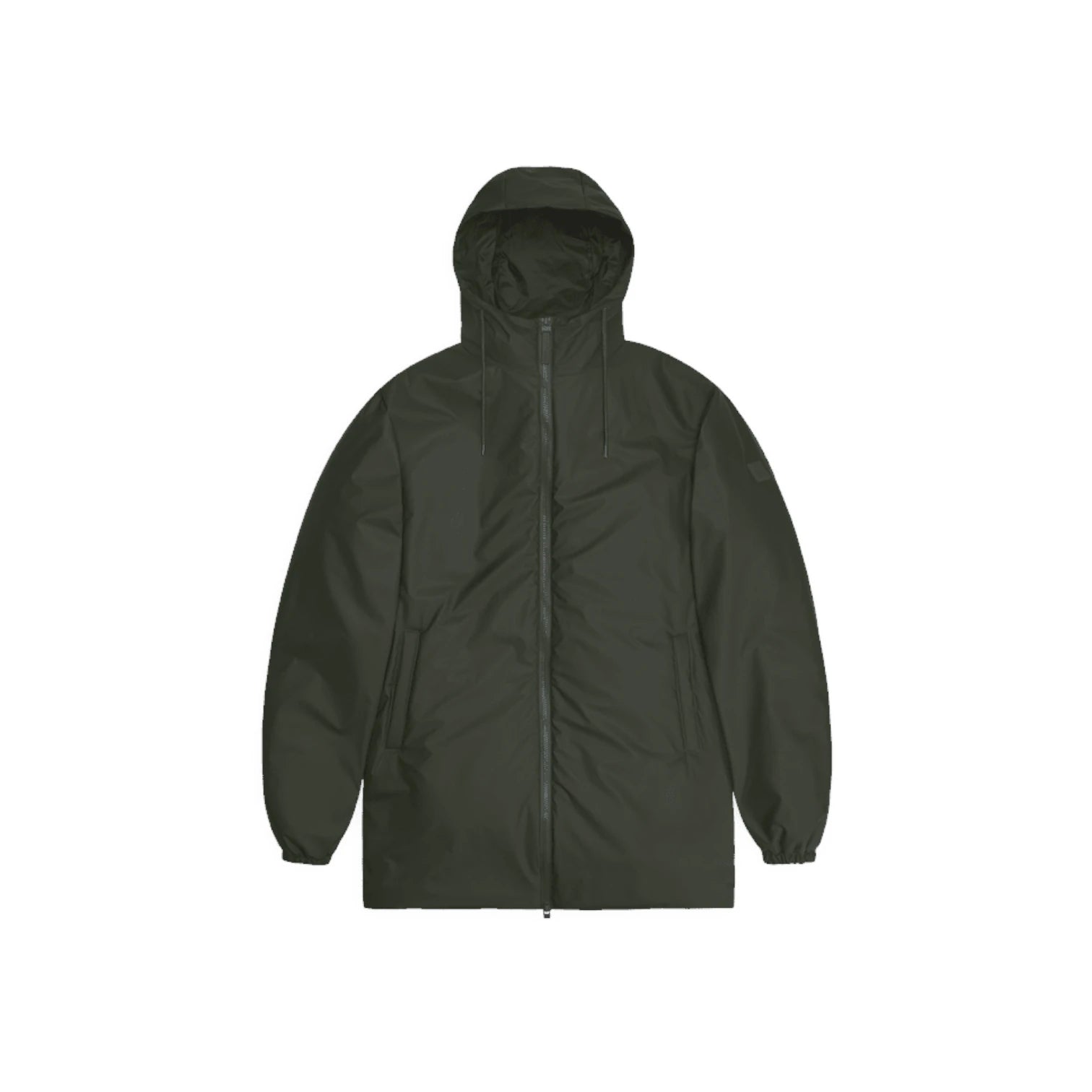  - ["Abbigliamento","Donna","FW25","Giacche","Rains"] - Giacche Donna Rains Lohja Long Jacket W3T2 Polyester Green 15790-GRE - Lupis SRL