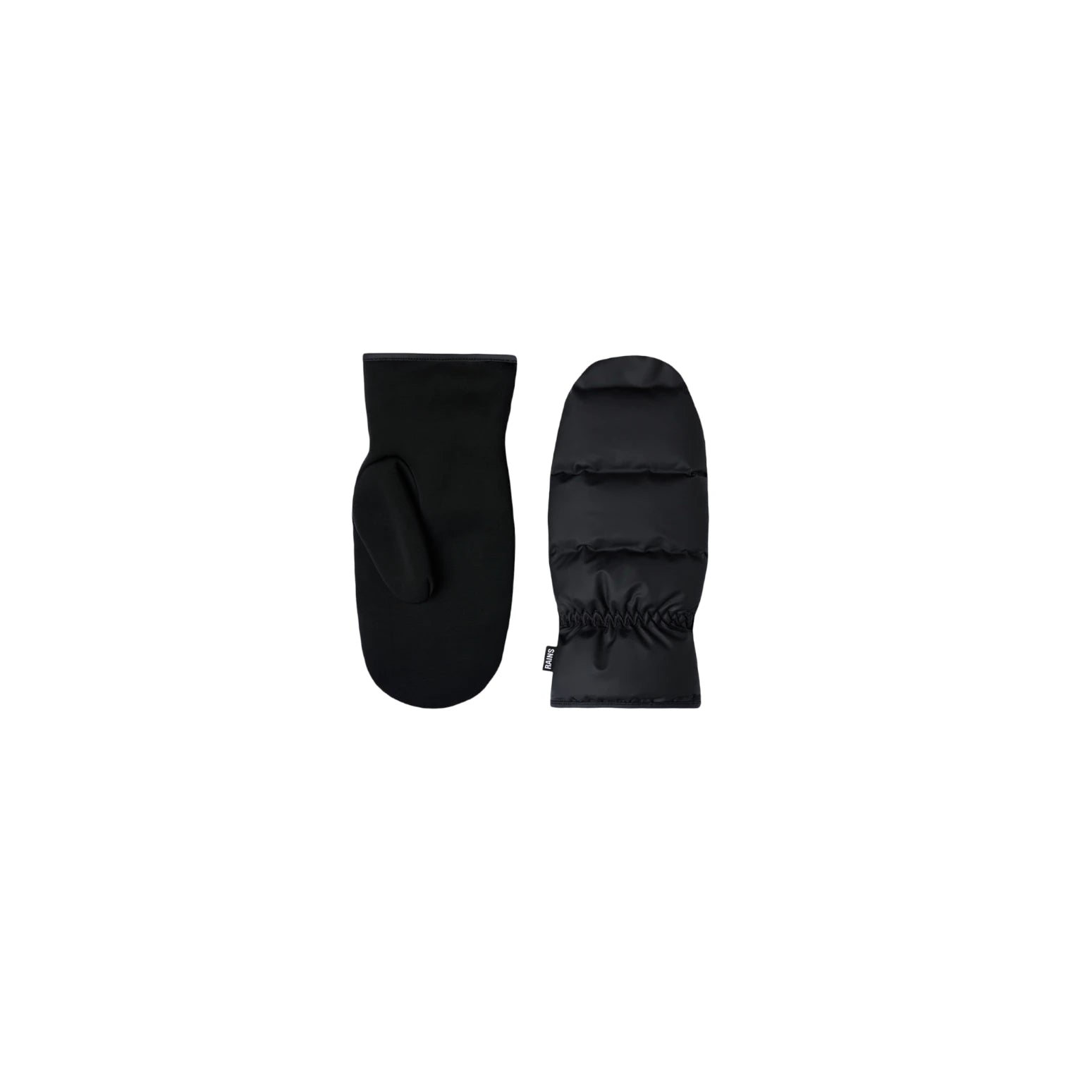  - ["Abbigliamento","Donna","FW25","Guanti","Rains"] - Guanti Donna Rains Lohja Puffer Mittens W1T2 Polyester Black 16080-BLA - Lupis SRL