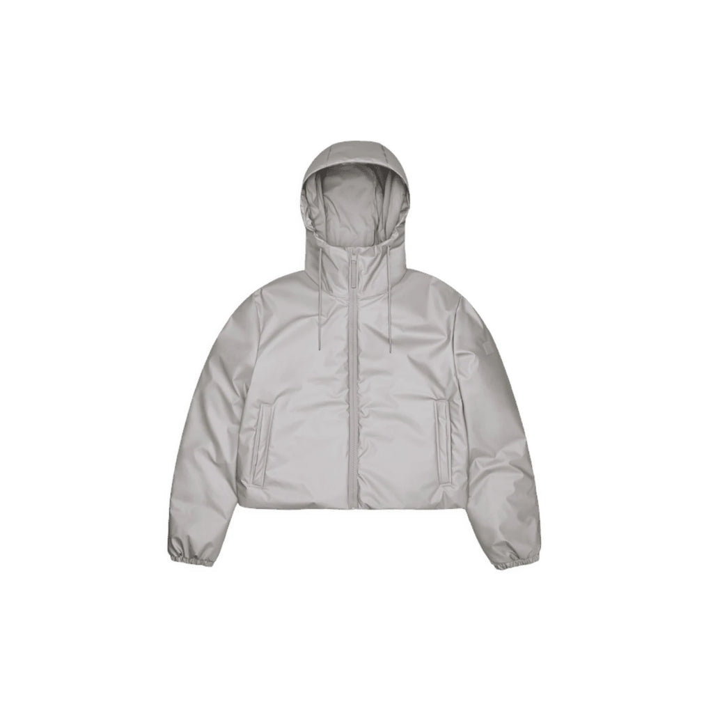  - ["Abbigliamento","Donna","FW25","Giacche","Rains"] - Giacche Donna Rains Lohja Short Jacket W3T1 Polyester Nimbus 15780 Nbs - Lupis SRL