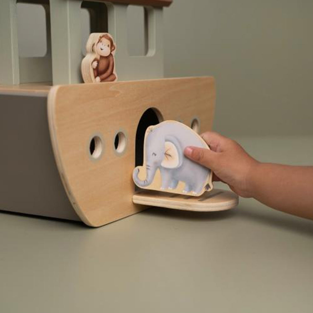  - ["Accessori","FW25","Giocattoli","Infant","Kids","Little Dutch","Toddler"] - Giocattolo Little Dutch Arca di Noè In Legno LD7055 - Lupis SRL