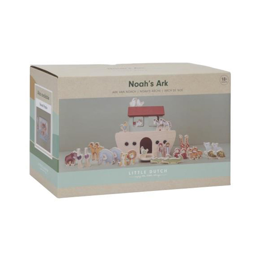  - ["Accessori","FW25","Giocattoli","Infant","Kids","Little Dutch","Toddler"] - Giocattolo Little Dutch Arca di Noè In Legno LD7055 - Lupis SRL