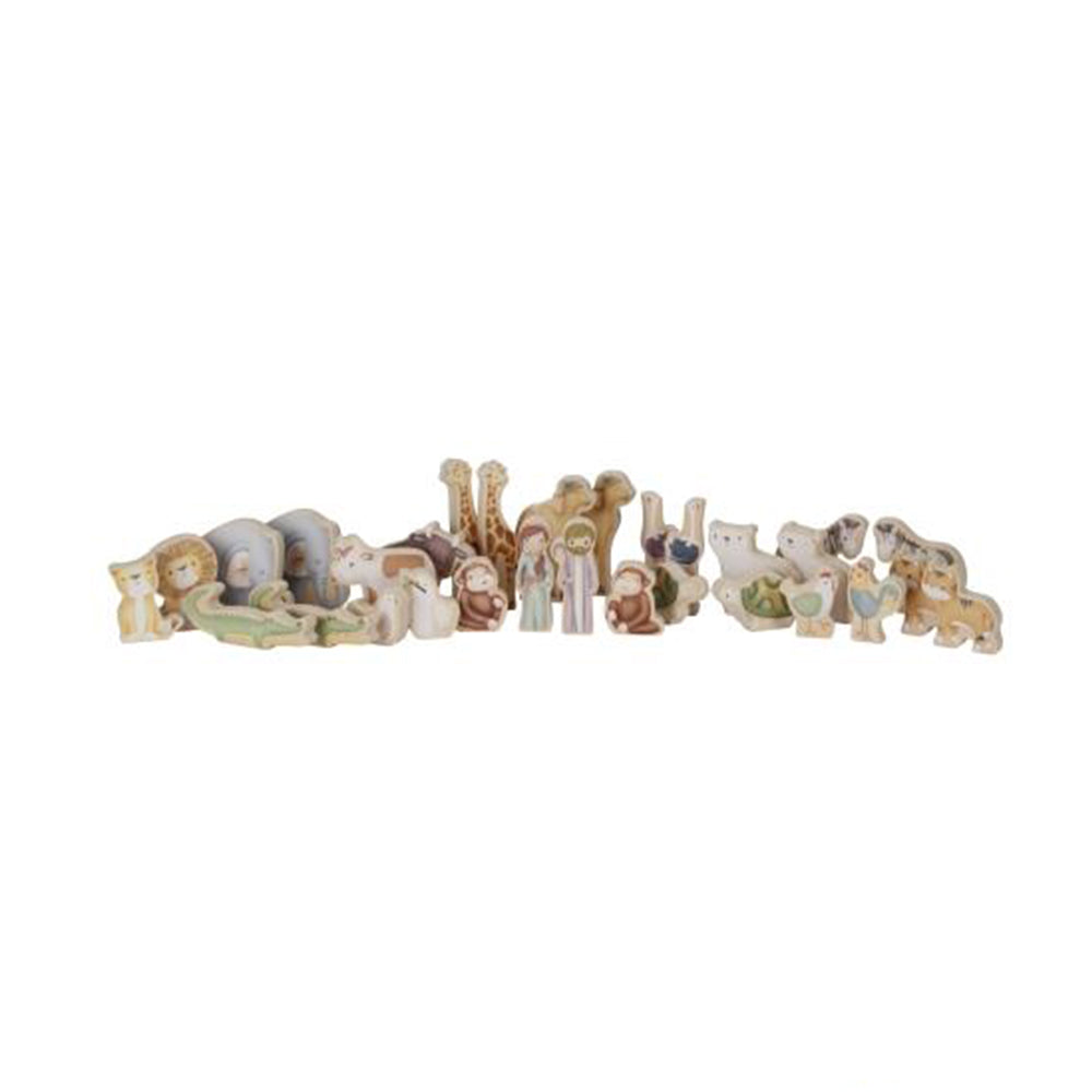  - ["Accessori","FW25","Giocattoli","Infant","Kids","Little Dutch","Toddler"] - Giocattolo Little Dutch Arca di Noè In Legno LD7055 - Lupis SRL