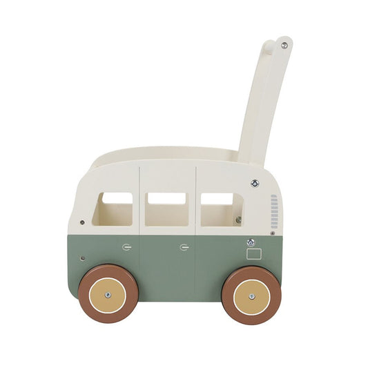  - ["Accessori","FW25","Giocattoli","Infant","Kids","Little Dutch","Toddler"] - Giocattolo Little Dutch Carrellino primi passi Campervan Vintage In Legno LD7126 - Lupis SRL