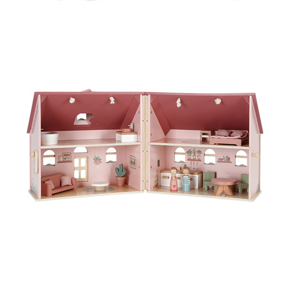  - ["Accessori","FW25","Giocattoli","Infant","Kids","Little Dutch","Toddler"] - Giocattolo Little Dutch Casa delle bambole portatile In Legno LD7116 - Lupis SRL