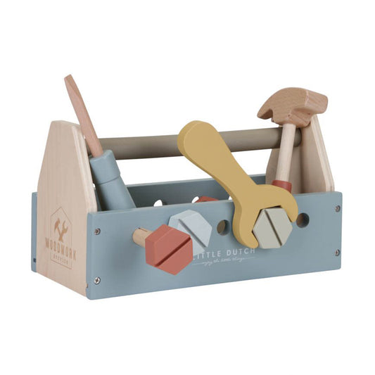  - ["Accessori","FW25","Giocattoli","Infant","Kids","Little Dutch","Toddler"] - Giocattolo Little Dutch Cassetta degli attrezzi In Legno LD7078 - Lupis SRL