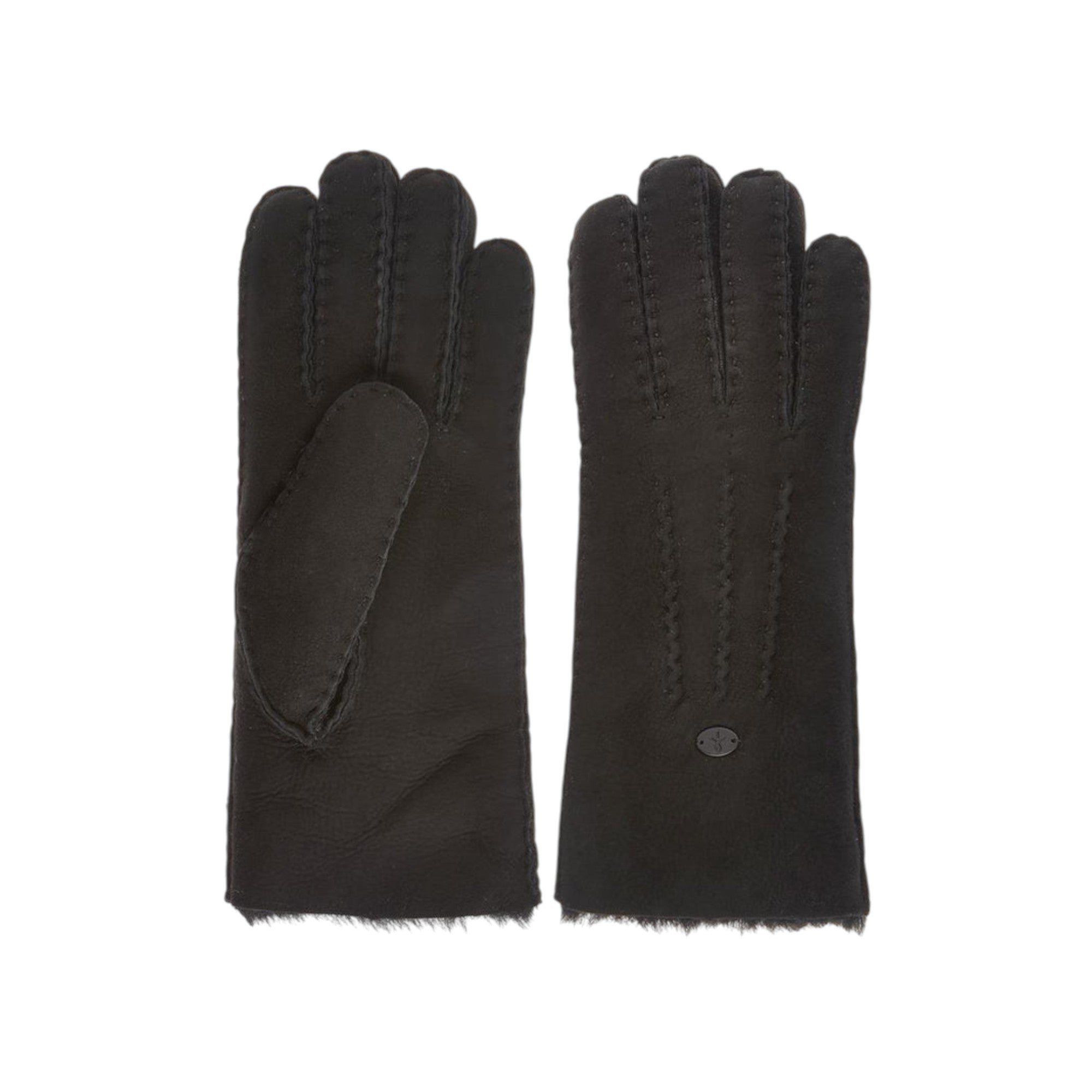  - ["Abbigliamento","Accessori","Donna","Emu","FW25","Guanti"] - Guanti Donna Emu Beech Forest Gloves - Lana Nero W1415-BLACK - Lupis SRL