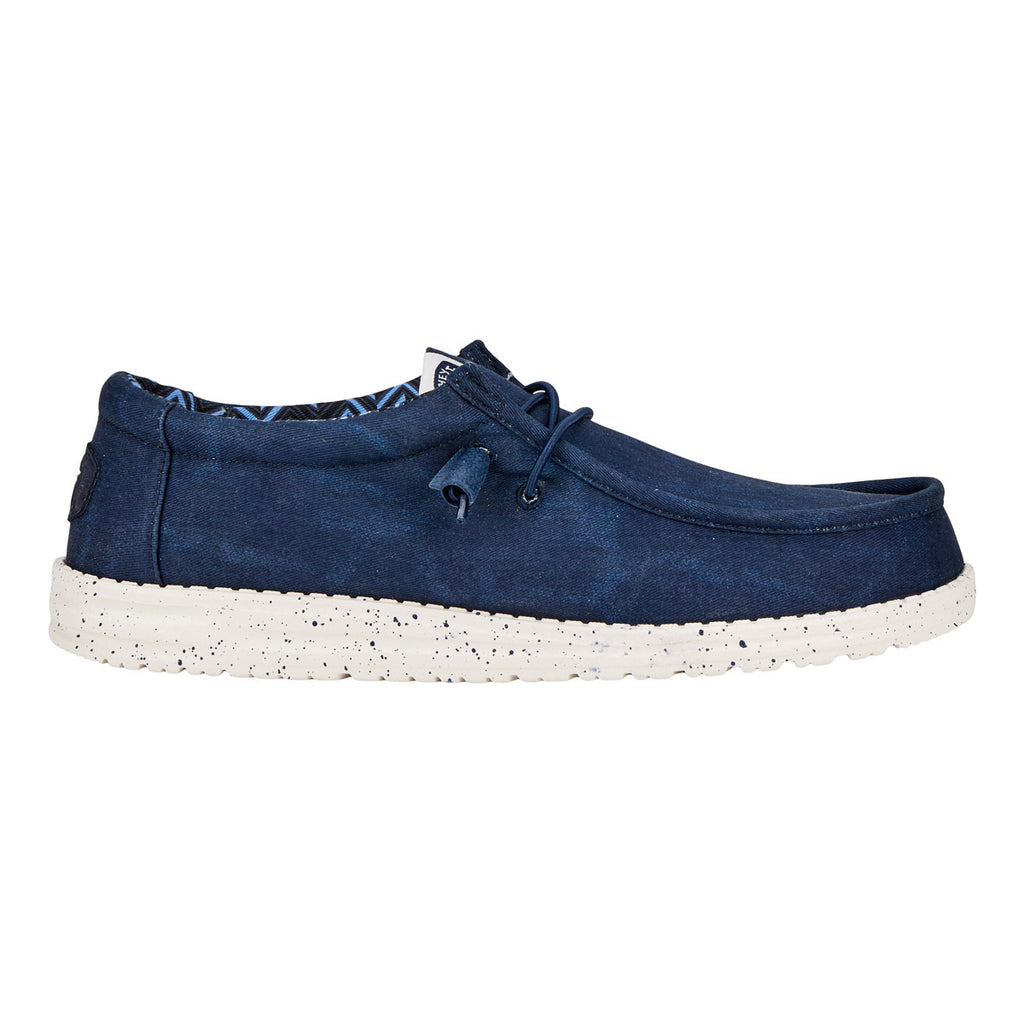 HEYDUDE Slip-On Unisex Wally Stretch Canvas Navy 40700-410