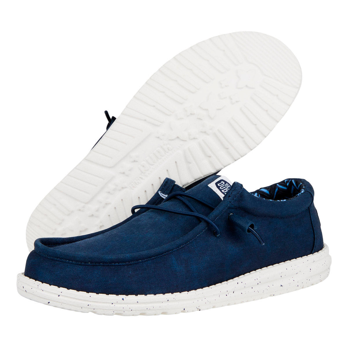 HEYDUDE Slip-On Unisex Wally Stretch Canvas Navy 40700-410