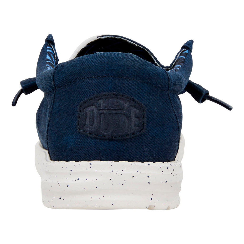 HEYDUDE Slip-On Unisex Wally Stretch Canvas Navy 40700-410