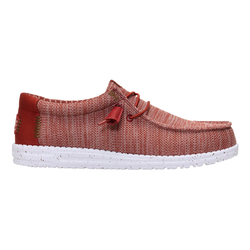 HEYDUDE Slip-On Unisex Wally Stretch Sox Burnt Red Multi 41898-7BI
