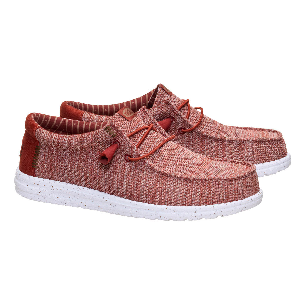 HEYDUDE Slip-On Unisex Wally Stretch Sox Burnt Red Multi 41898-7BI
