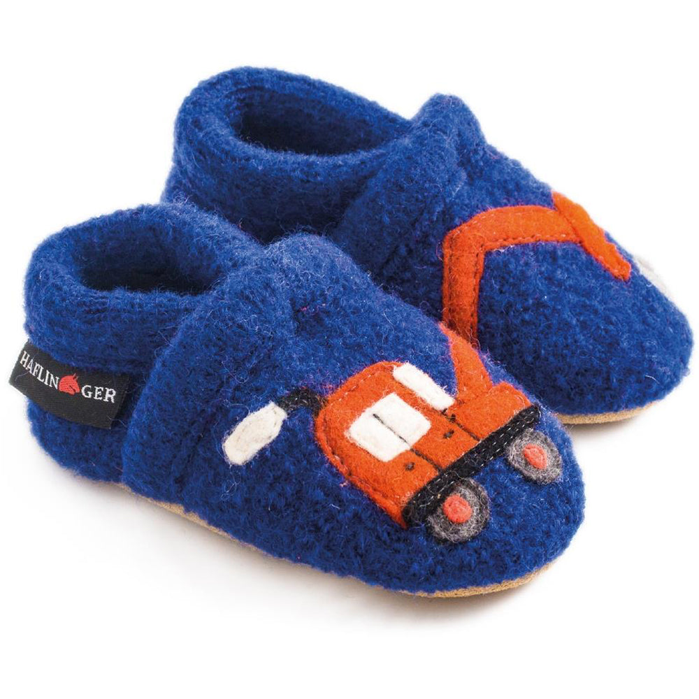 '- ["Ciabatte","Haflinger","Infant","Kids","Pantofole","Scarpe","Ultima Taglia"] - Haflinger K Buddel Blue Ruspa - Lupis SRL