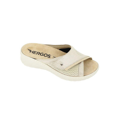 Hergos Women's Slippers Baltimor Beige H2810