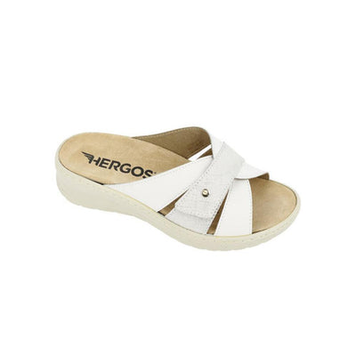Hergos Women's Texas White Slippers H3060