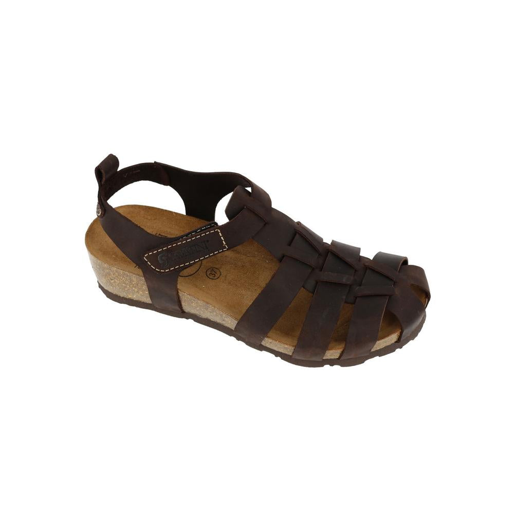 Hergos Women's Sandals Emanuela Crazy Brown 4035