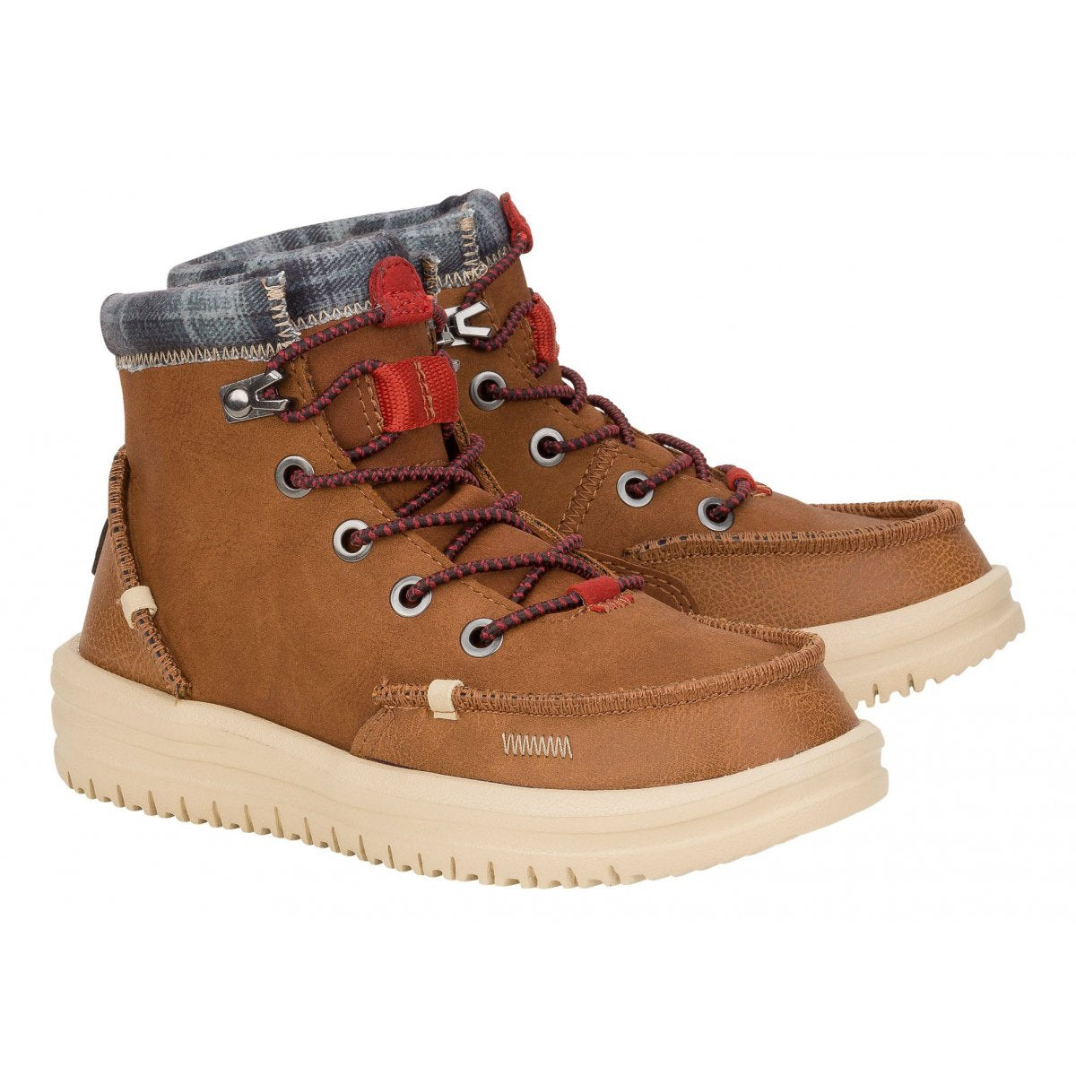 '- ["Hey Dude","Kids","Nuovo","Scarpe","Scarpe sportive"] - Hey Dude Bradley Y Classic Cognac - Lupis SRL