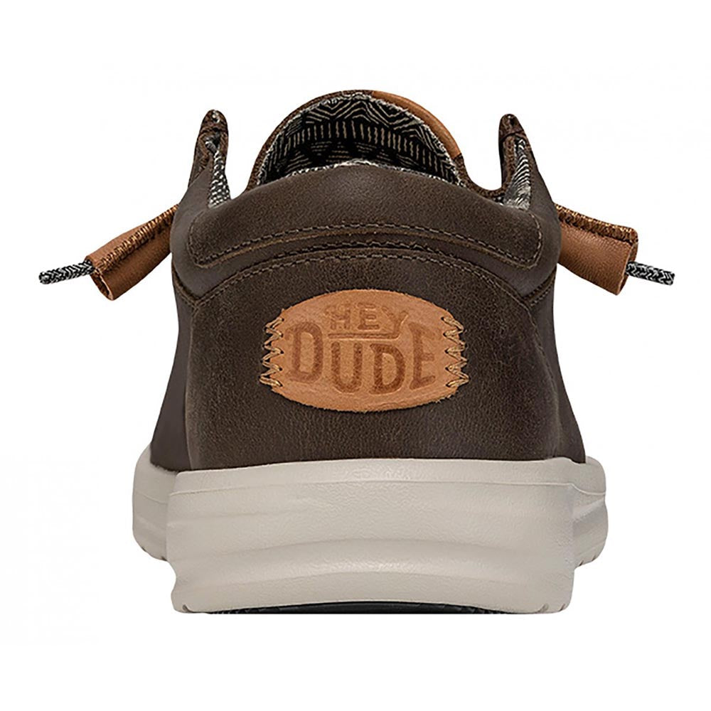 '- ["Hey Dude","Nuovo","Scarpe","Slip-on","Uomo"] - Hey Dude Wally Grip Craft Leather Shine Leo Grey - Lupis SRL