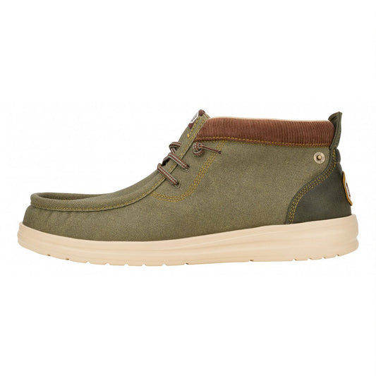 Hey Dude Wally Mid GripR Workwear Dusty Olive