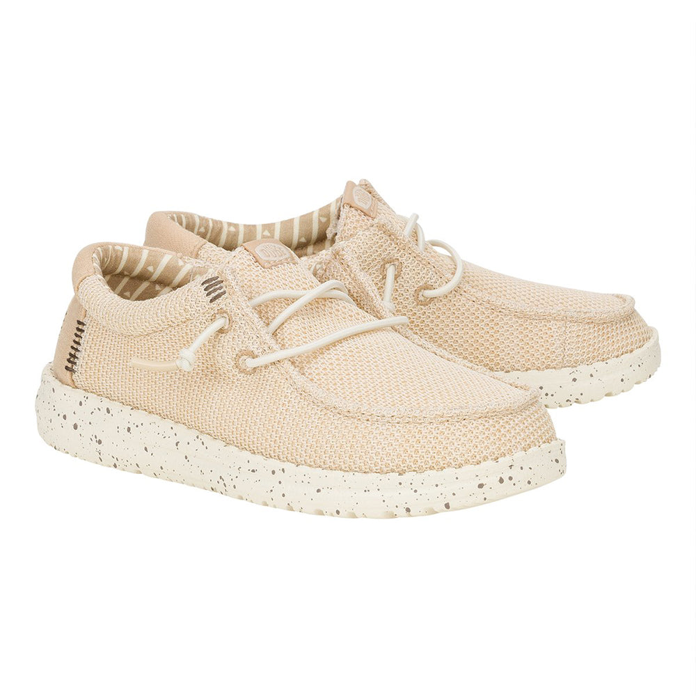  - ["HEYDUDE","Kids","PE25","Scarpe","Scarpe sportive","Slip-on"] - HEYDUDE Wally Y Stretch Sox Irish Cream Egret 42072-0LZ - Lupis SRL