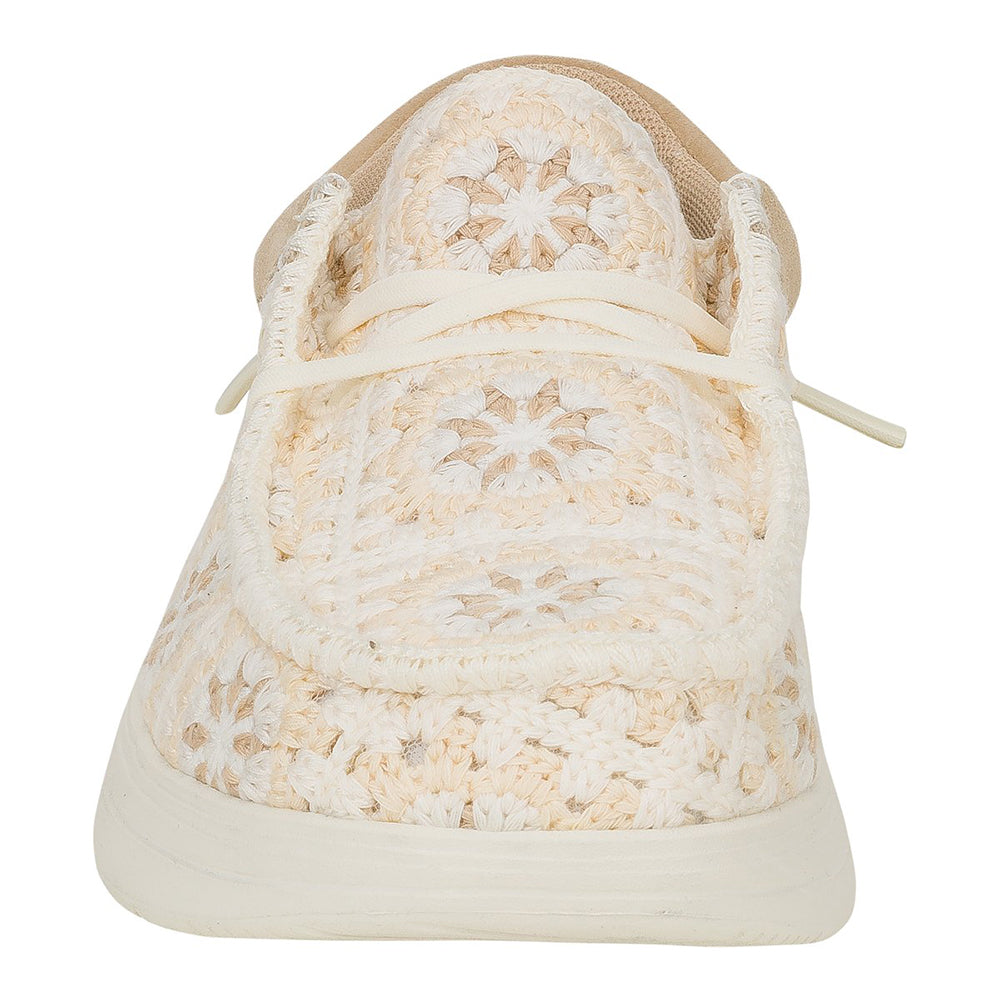 '- ["Hey Dude","PE25","Scarpe","Scarpe sportive"] - Hey Dude Wendy COMF Cottage Crochet Tan Multi 43728-2UG - Lupis SRL