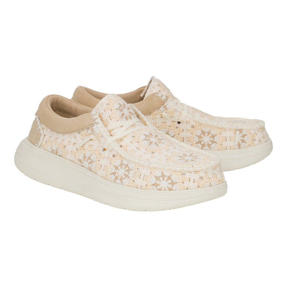  - ["Hey Dude","PE25","Scarpe","Scarpe sportive"] - Hey Dude Wendy COMF Cottage Crochet Tan Multi 43728-2UG - Lupis SRL