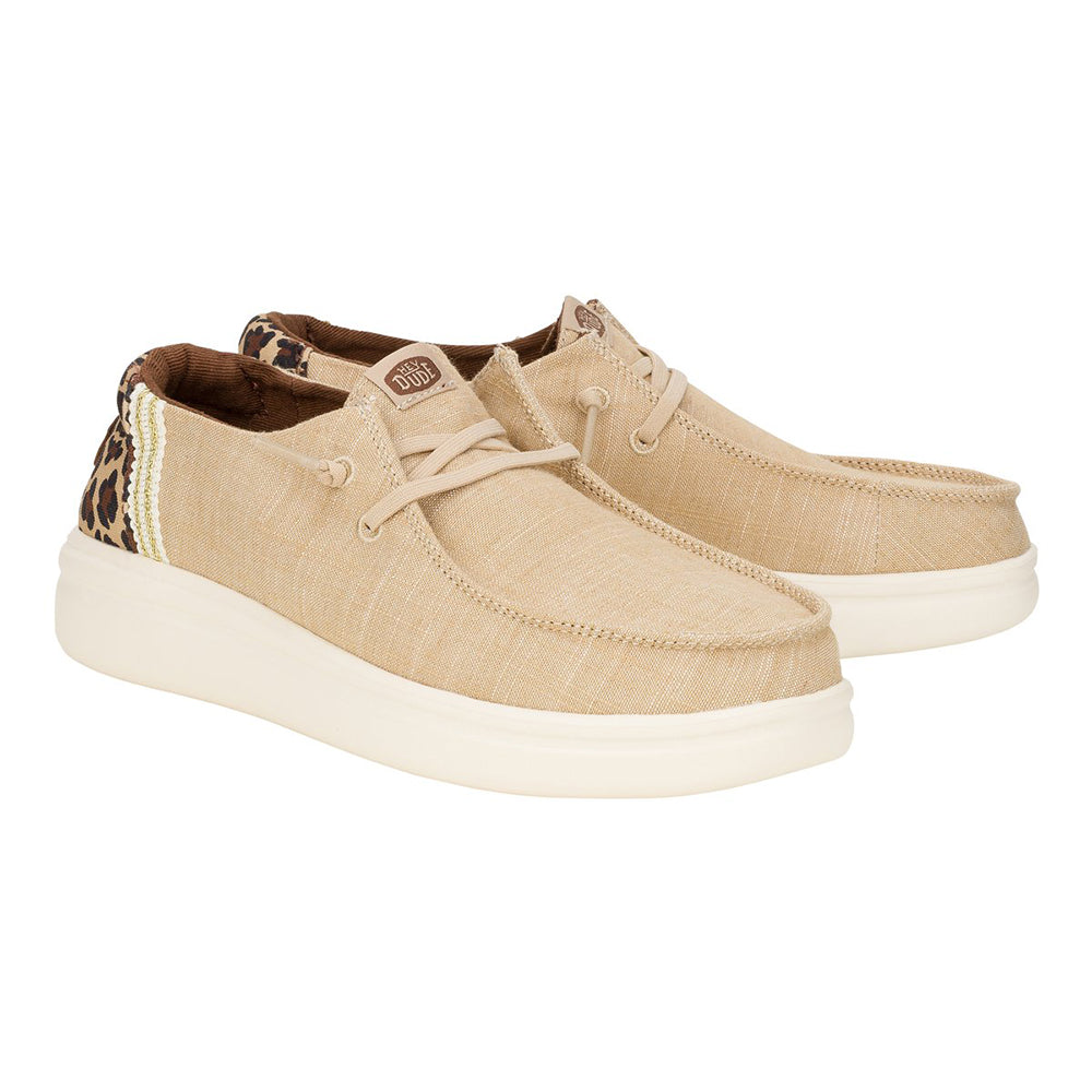 '- ["Hey Dude","PE25","Scarpe","Scarpe sportive"] - Hey Dude Wendy Rise Animal Tan Multi 43780-2UG - Lupis SRL