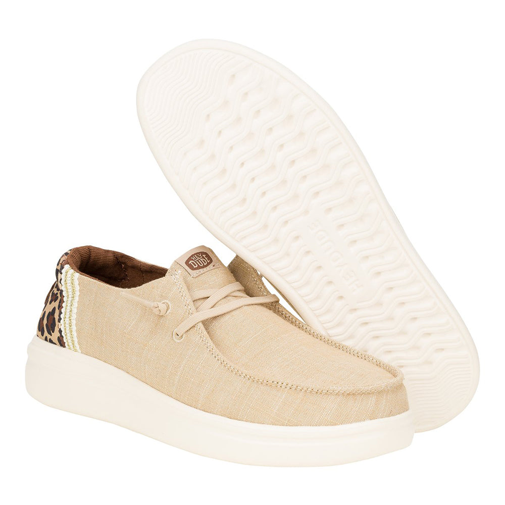 '- ["Hey Dude","PE25","Scarpe","Scarpe sportive"] - Hey Dude Wendy Rise Animal Tan Multi 43780-2UG - Lupis SRL