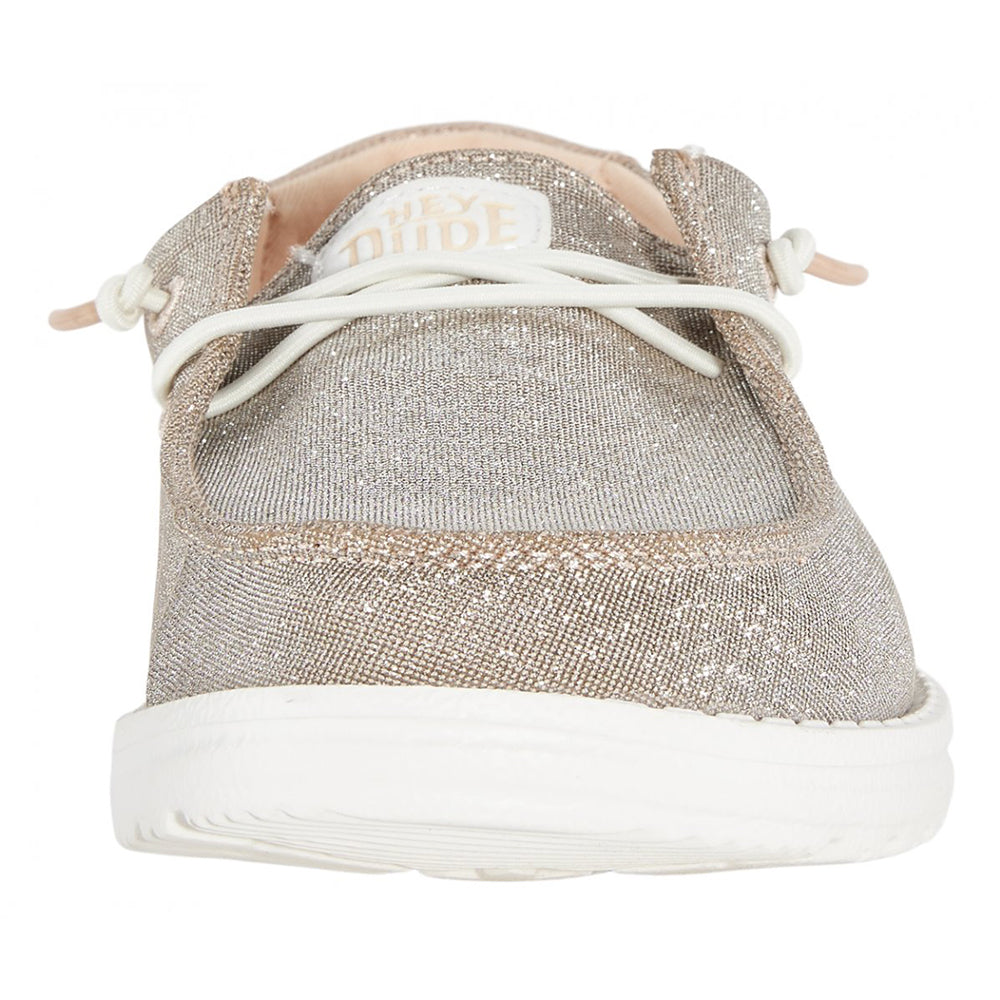  - ["HEYDUDE","Kids","PE25","Scarpe","Scarpe sportive","Slip-on","Toddler"] - HEYDUDE Wendy T Metallic Sparkle Rose Gold 41107-7D9 - Lupis SRL