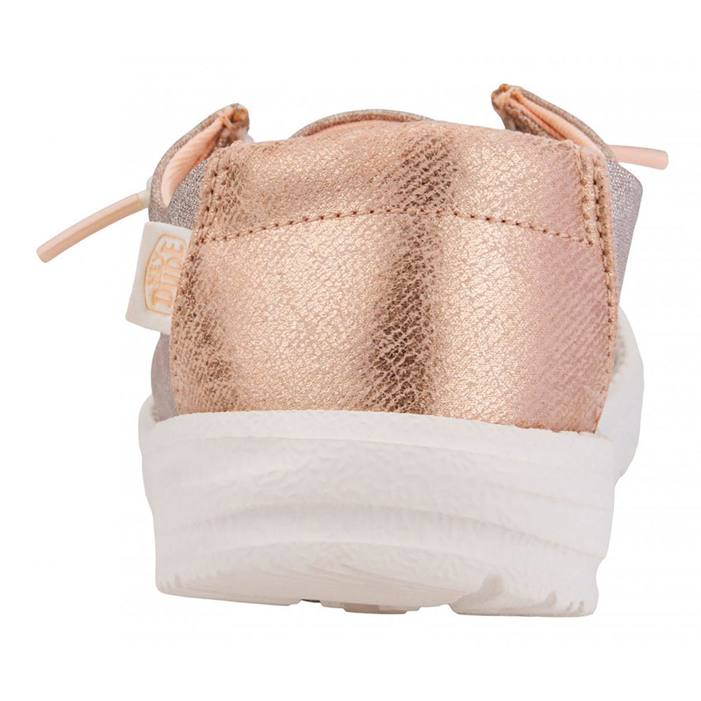 '- ["Hey Dude","PE25","Scarpe","Scarpe sportive"] - Hey Dude Wendy Y Metallic Sparkle Rose Gold 40830-7D9 - Lupis SRL