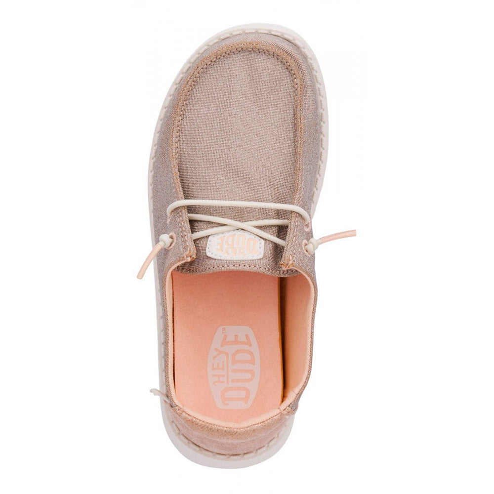 '- ["Hey Dude","PE25","Scarpe","Scarpe sportive"] - Hey Dude Wendy Y Metallic Sparkle Rose Gold 40830-7D9 - Lupis SRL