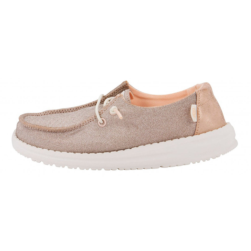 '- ["Hey Dude","PE25","Scarpe","Scarpe sportive"] - Hey Dude Wendy Y Metallic Sparkle Rose Gold 40830-7D9 - Lupis SRL