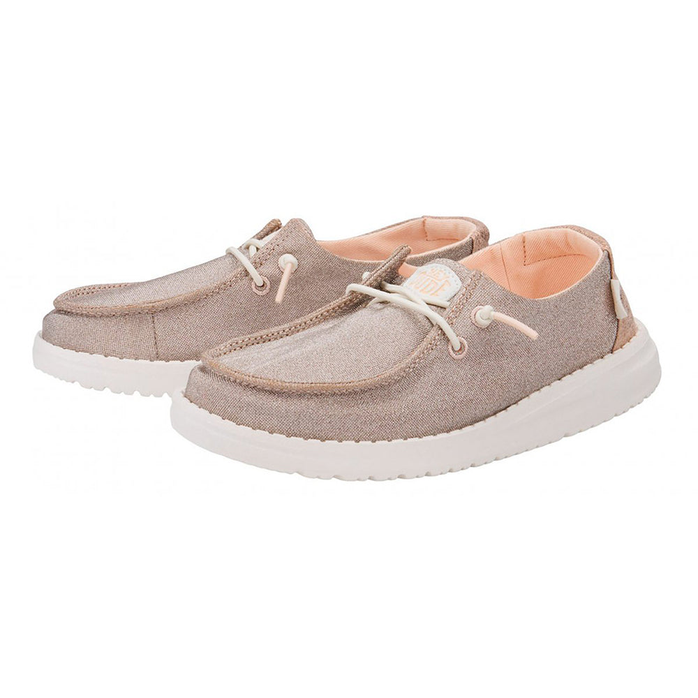 '- ["Hey Dude","PE25","Scarpe","Scarpe sportive"] - Hey Dude Wendy Y Metallic Sparkle Rose Gold 40830-7D9 - Lupis SRL
