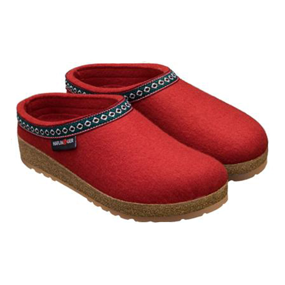  - ["Donna","Haflinger","Nuovo","Pantofole","Scarpe","Ultima Taglia"] - Haflinger Franzl Rubin Wollfilz - Lupis SRL