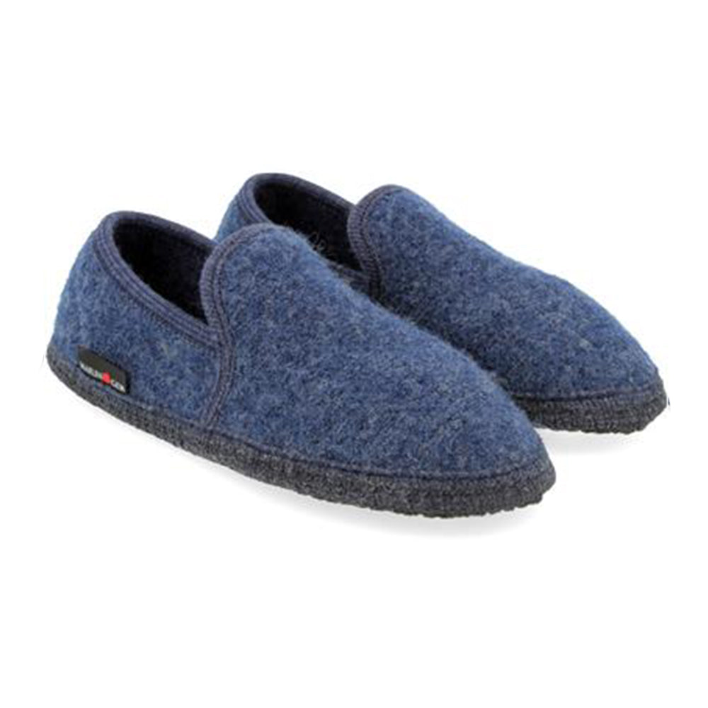 Haflinger Loafer Walk Uni Jeans Walkstoff