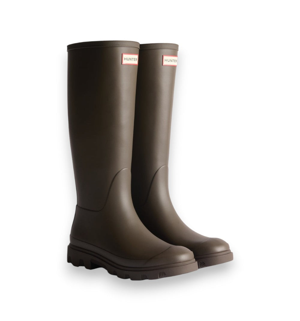 Hunter Unisex Downpour Neoprene Tall Stiefel Schokoladenbraun