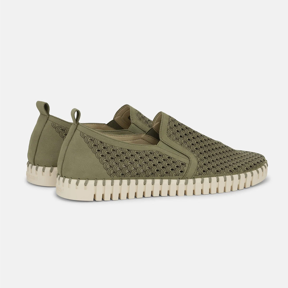 Ilse Jacobsen Men's Slip-on TULIP140M-ARMY-410