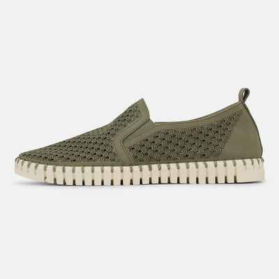 Ilse Jacobsen Men's Slip-on TULIP140M-ARMY-410