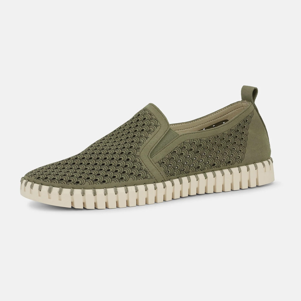 Ilse Jacobsen Men's Slip-on TULIP140M-ARMY-410