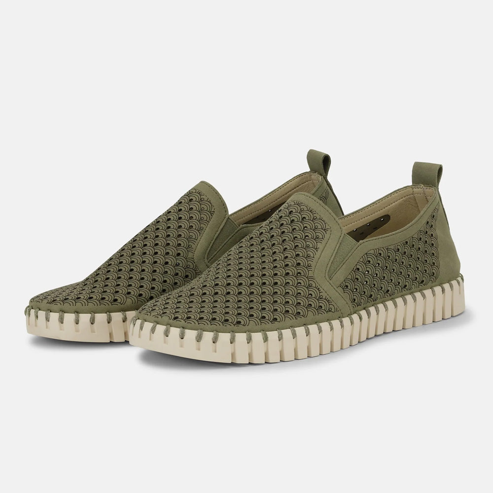 Ilse Jacobsen Men's Slip-on TULIP140M-ARMY-410